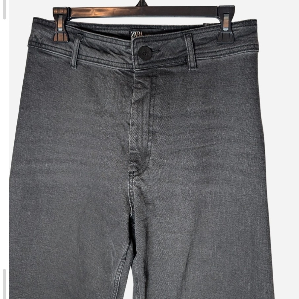 Pre-owned Black Wide-Leg Jeans - Picture 3 of 8